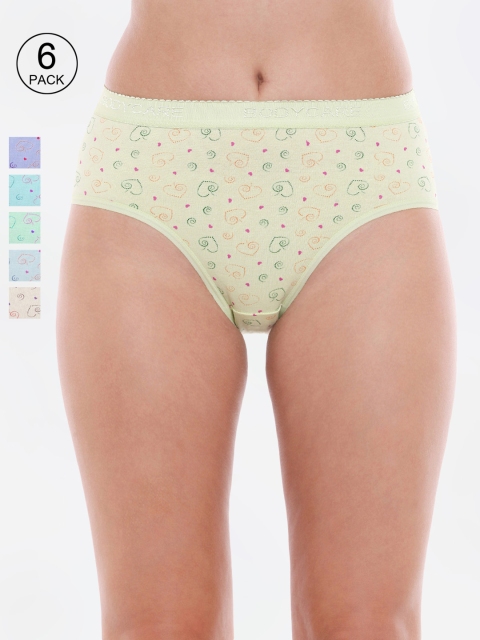 

Bodycare Pack of 6 Assorted Hipster Briefs
