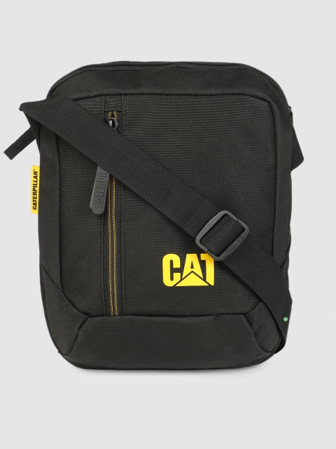 

CAT Unisex Black Solid Messenger Bag