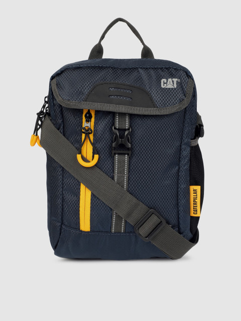 

CAT Unisex Navy Blue Solid Messenger Bag