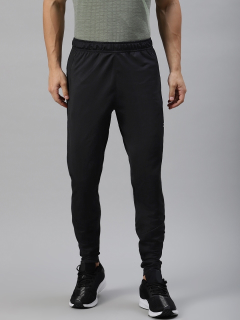 

Reebok Men Black Solid Slim Fit TS Speedwick Knitted Training Joggers