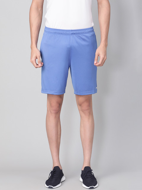 

Reebok Men Blue Solid Training Essentials Regular Fit Shorts