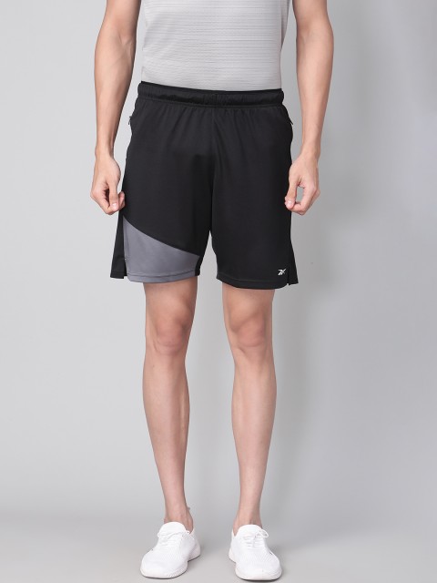 

Reebok Men Black Solid Training Workout Shorts