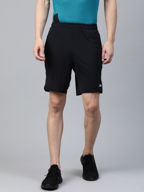 

Reebok Men Black Workout Ready Activchill Training Shorts