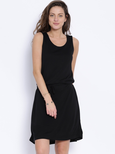 

Amari West Black Belted Dress