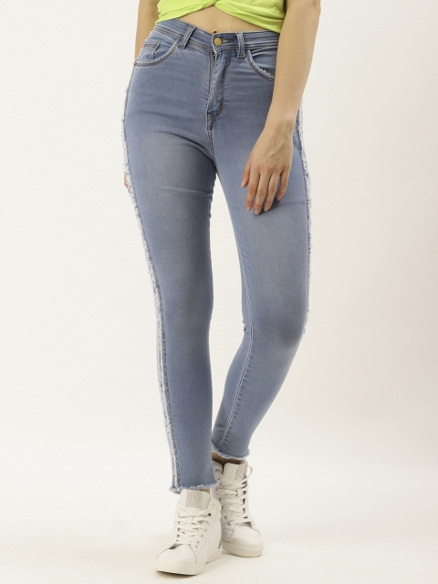 

urSense Women Blue Slim Fit High-Rise Clean Look Stretchable Jeans