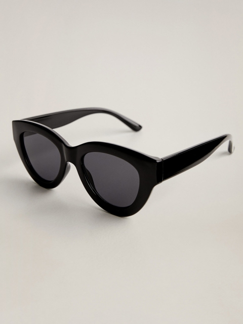 

MANGO Women Oversized Sunglasses, Black