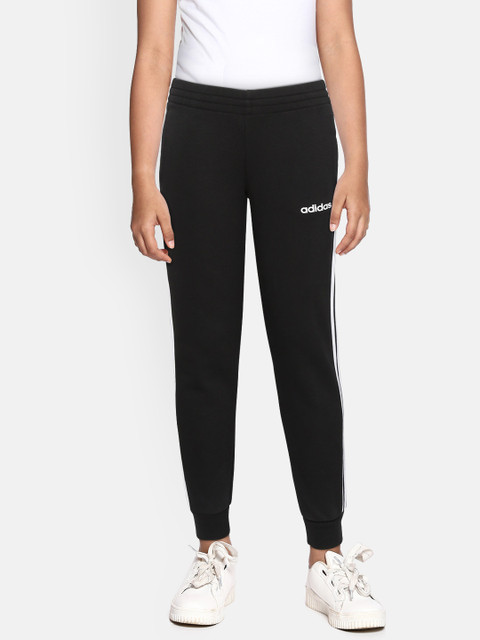 

ADIDAS Girls Black Solid YG E 3S Joggers