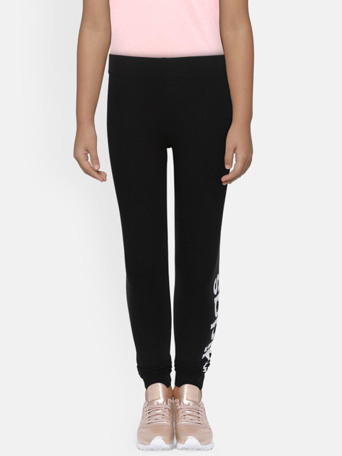 

ADIDAS Girls Black Solid Essentials Linear Tights