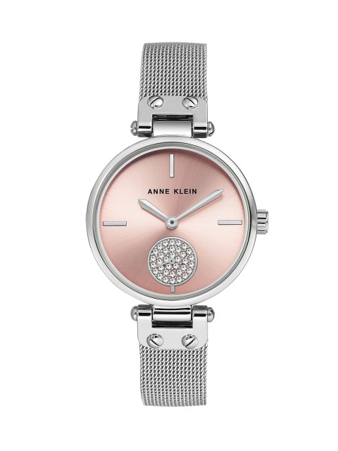 

ANNE KLEIN Women Pink & Silver-Toned Analogue Watch