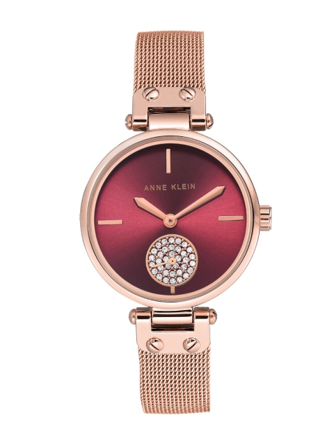 

ANNE KLEIN Women Maroon Analogue Watch AK3000BYRG