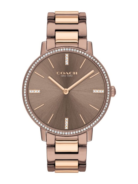 

Coach Women Brown Analogue Watch CO14503502W
