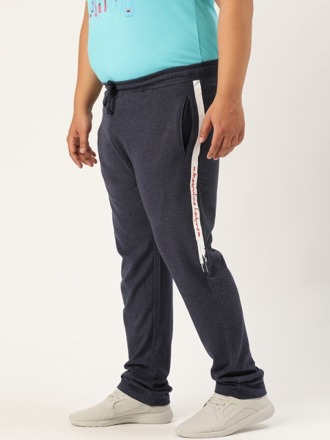 

Masculino Latino Men Navy Blue Solid Gym Track Pants