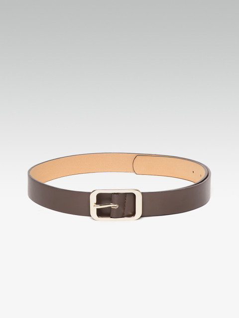 

20Dresses Women Coffee Brown Solid Belt