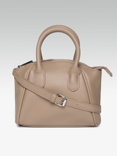 

20Dresses Taupe Solid Handheld Bag