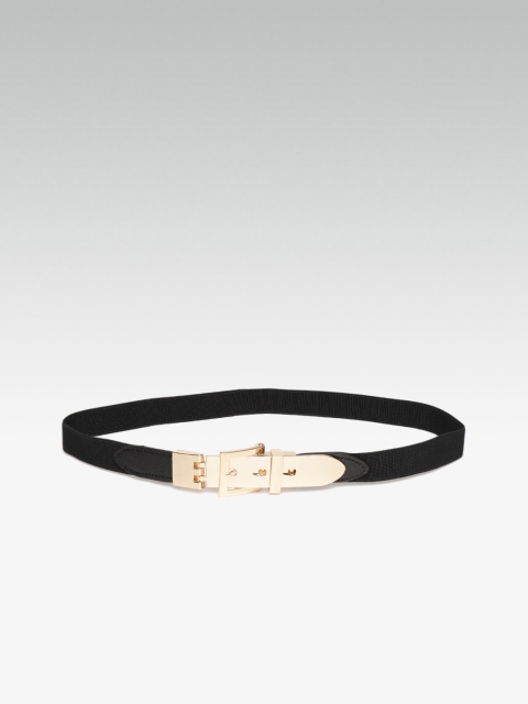 

20Dresses Women Black Solid Stretchable Slim Waist Belt