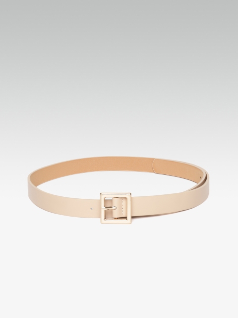 

20Dresses Women Beige Solid Belt