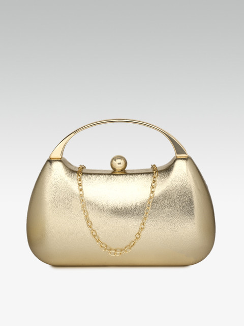

20Dresses Women Gold-Toned Solid Box Clutch
