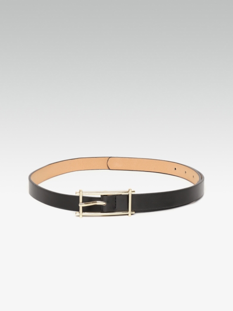 

20Dresses Women Black Solid Slim Belt