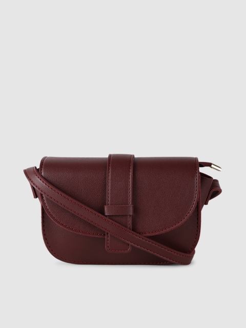 

20Dresses Maroon Solid Sling Bag