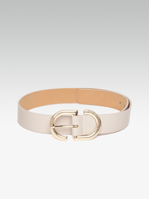 

20Dresses Women Beige Solid Belt