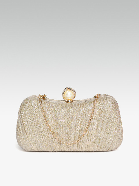 

20Dresses Gold-Toned Shimmer Box Clutch