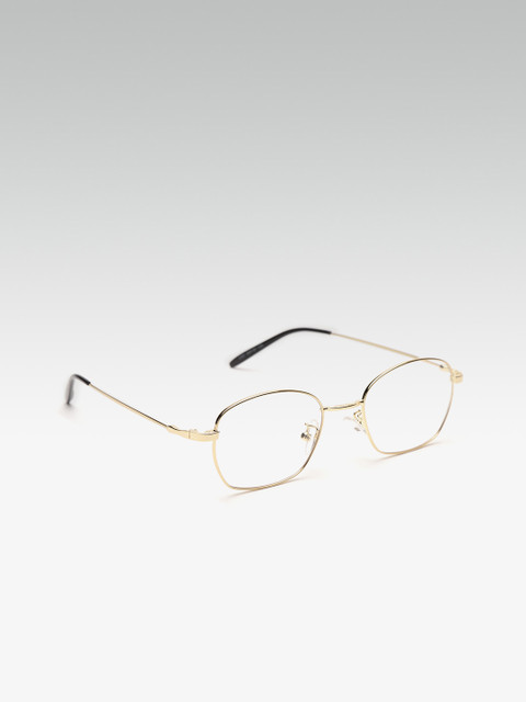 

20Dresses Women Gold-Toned Solid Full Rim Rectangle Frames SG0329