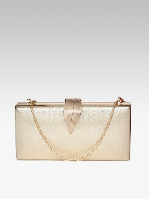 

20Dresses Gold-Toned Solid Box Clutch