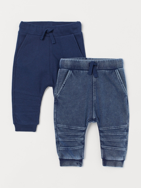 

H&M Infant 2-Pack Joggers, Blue