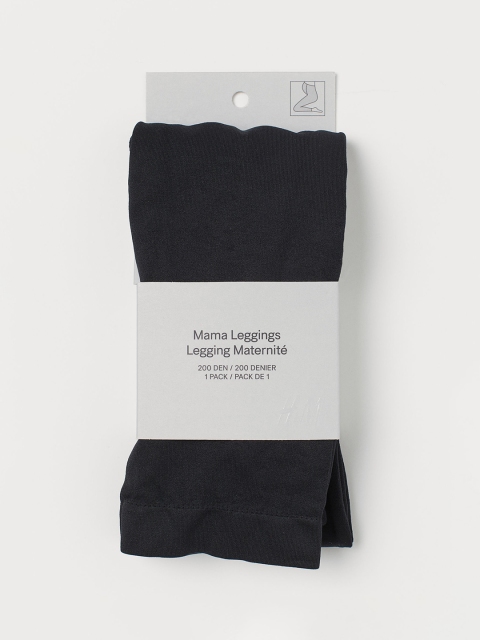 

H&M Women MAMA 200 Denier Leggings, Black