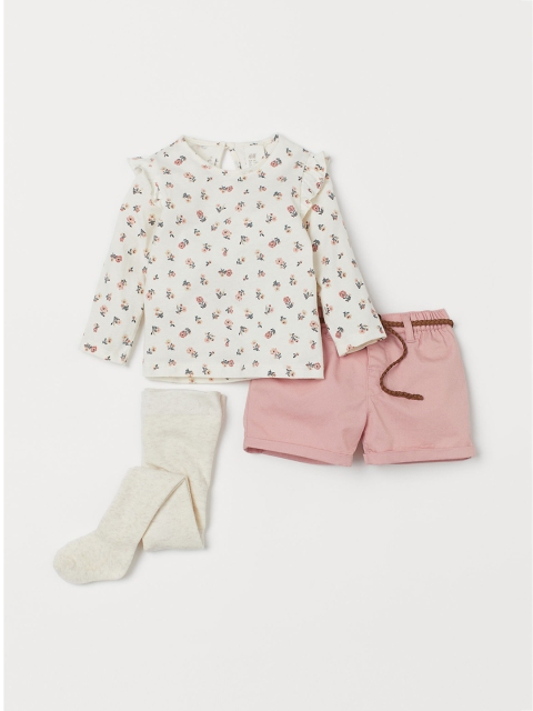

H&M Girls White & Pink 3-Piece Set
