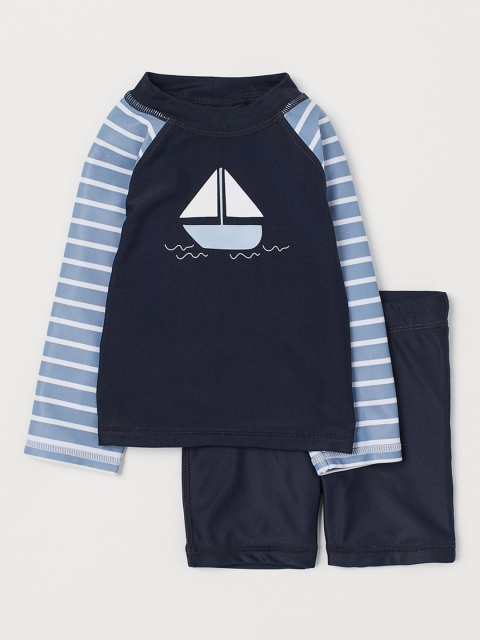 

H&M Boys Blue Swim Set With UPF 50