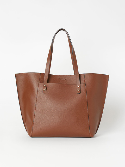 

H&M Women Brown Shopper, Beige