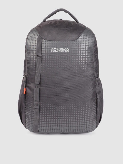 

AMERICAN TOURISTER Unisex Grey Geometric DAZZ Backpack