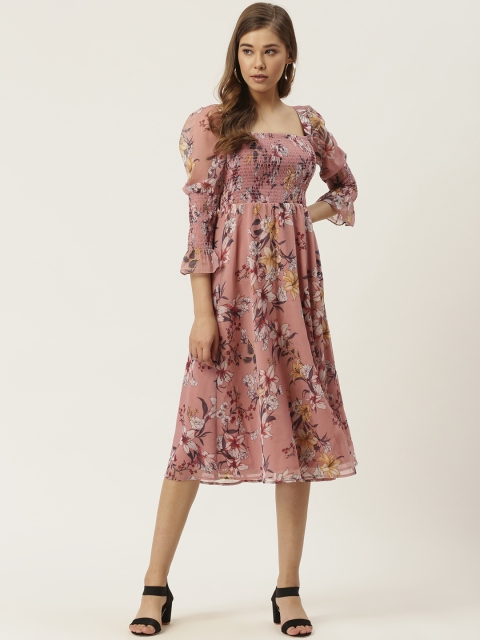 

20Dresses Women Pink Floral Print A-Line Dress