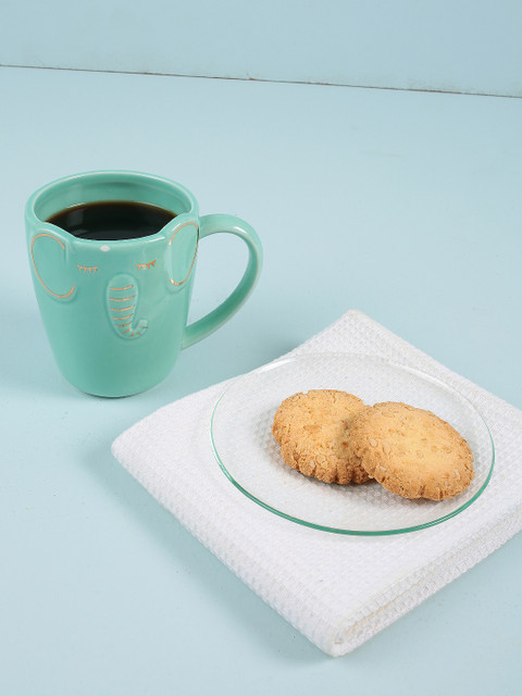 

Chumbak Teal Green Ceramic Lively Elephant Mug