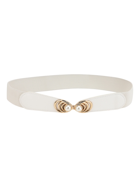

Kazo Women White Textured Belt