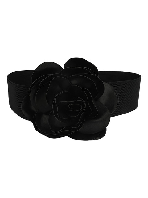 

Kazo Women Black Textured Belt