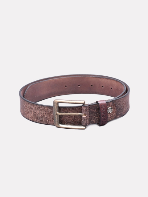 

TABARD Men Tan Brown Solid Belt