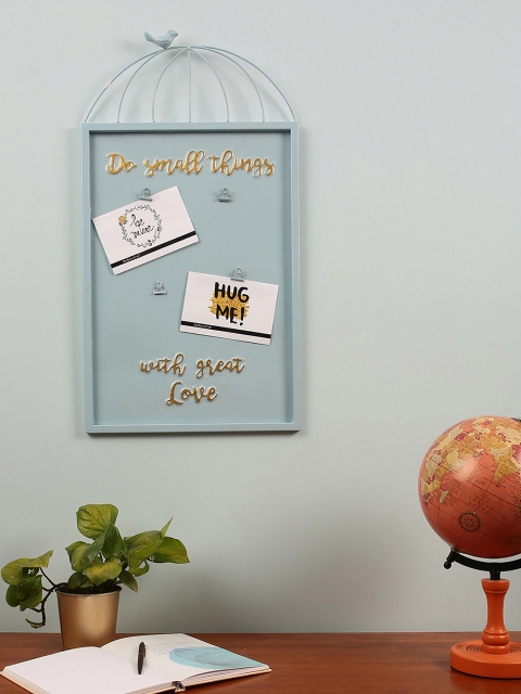 

Chumbak Blue Metal Do Small Things Wall Art
