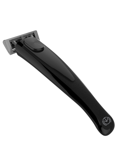 

THE MAN COMPANY Premium 5 Blade Razor for men with Diamond Coated blades Jet Black