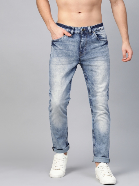 

Roadster Men Blue Slim Tapered Fit Mid-Rise Clean Look Stretchable Jeans