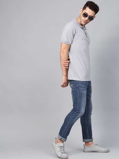 

Roadster Men Blue Skinny Fit Mid-Rise Clean Look Stretchable Jeans