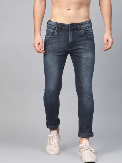 

Roadster Men Navy Blue Skinny Fit Mid-Rise Clean Look Stretchable Jeans