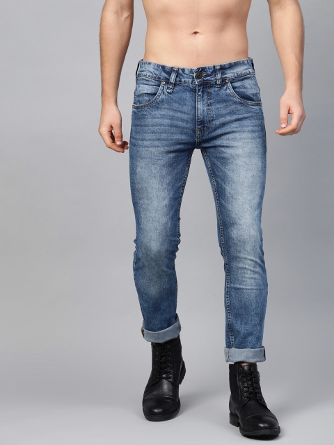 

Roadster Men Blue Skinny Fit Mid-Rise Clean Look Stretchable Jeans