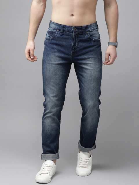 

Roadster Men Navy Blue Mid-Rise Stretchable Jeans