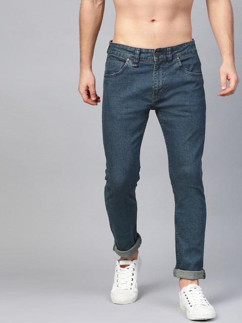 

Roadster Men Navy Blue Skinny Fit Mid-Rise Clean Look Stretchable Jeans