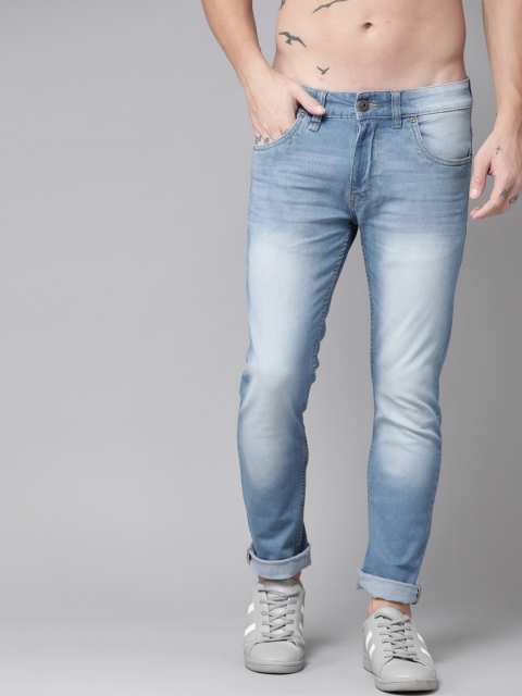 

Roadster Men Blue Skinny Fit Mid-Rise Clean Look Stretchable Jeans