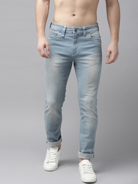 

Roadster Green Turn Men Blue Mid-Rise Stretchable Save Water Jeans