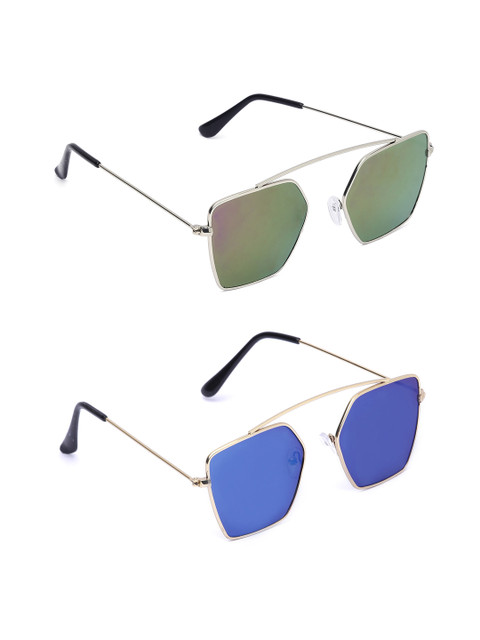 

EPICINK hob Set Of 2 Unisex Other Sunglasses, Green