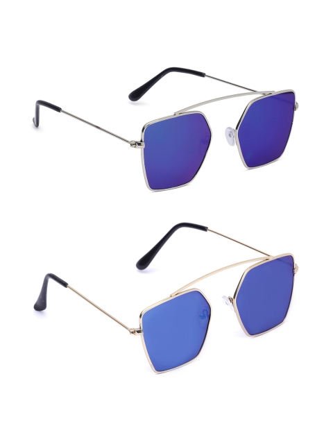 

EPICINK hob Set Of 2 Unisex Other Sunglasses, Blue